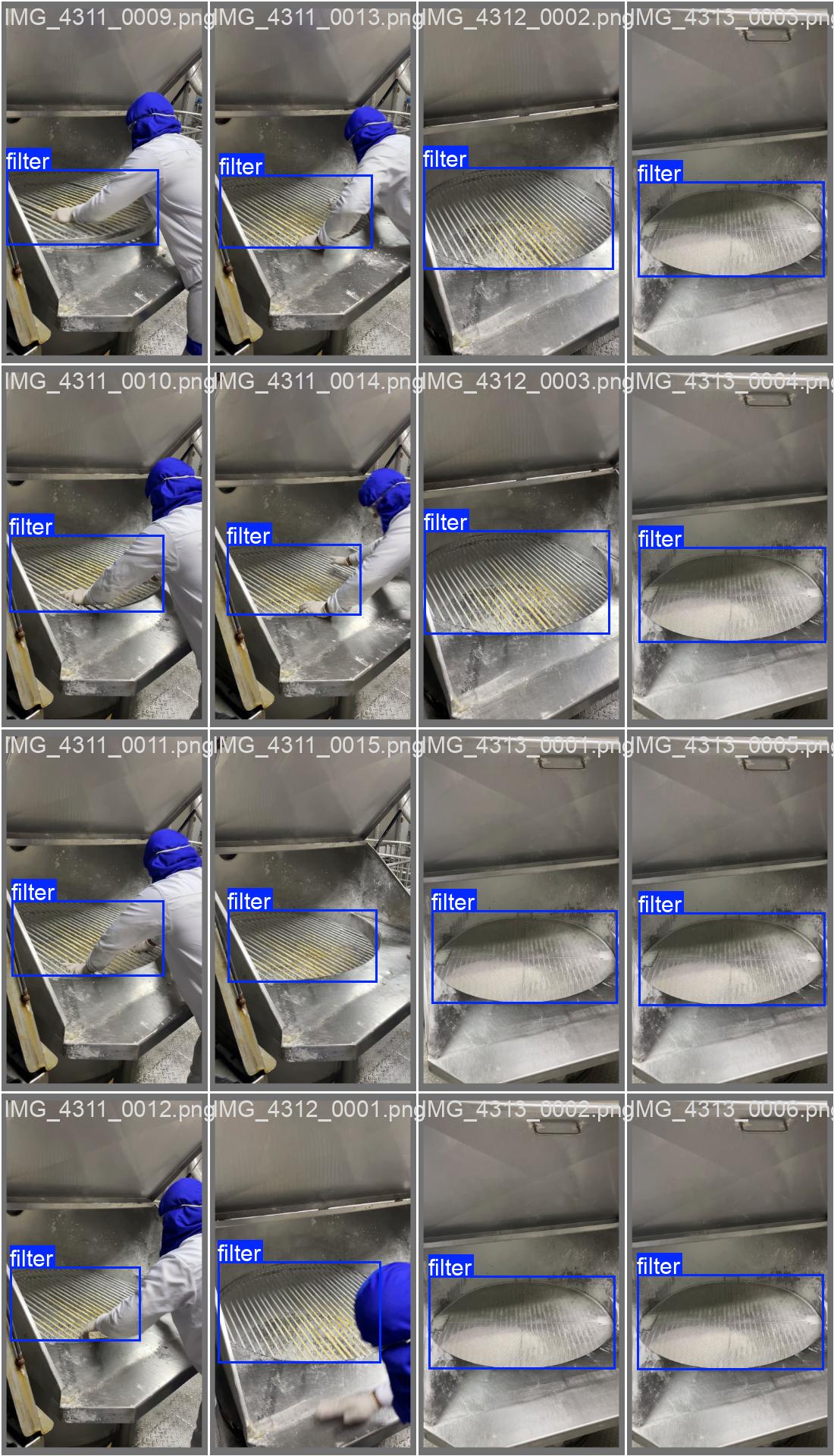 Industrial Filter Detection
